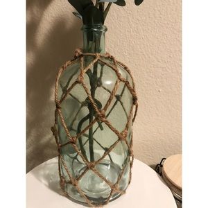 Farm house style glass vase